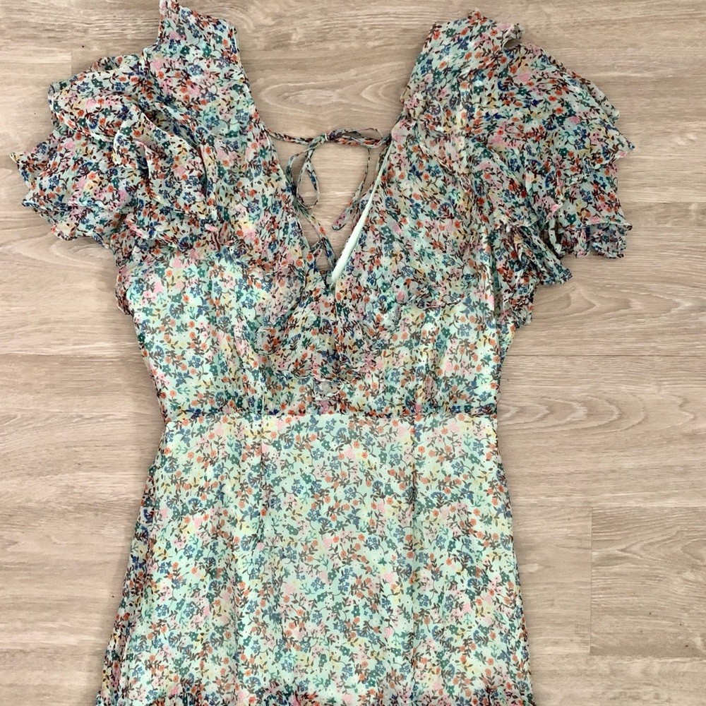 Floral Ruffle Dress - Picture 6 of 9